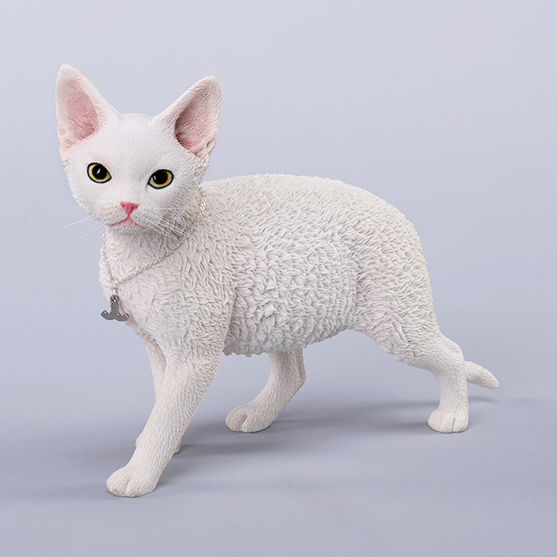 X32401 Devon Cat Figurine Resin Cat Statue from JXK Studio