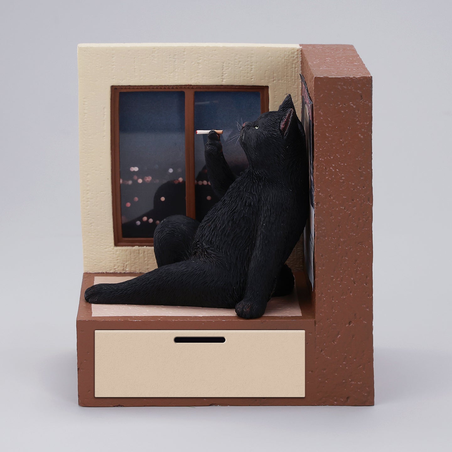 JXK317 Pre-sale Philosopher Cat at the Windowsill from JXK Studio