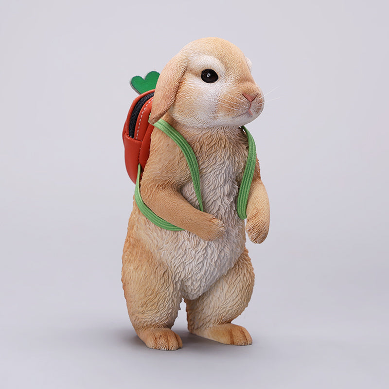 X42402 Resin Scale American Lop Rabbit Figurine from JXK Studio