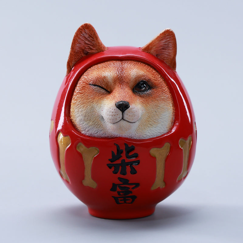 JXK273 Per-sale Shiba Fortune Daruma from JXK Studio
