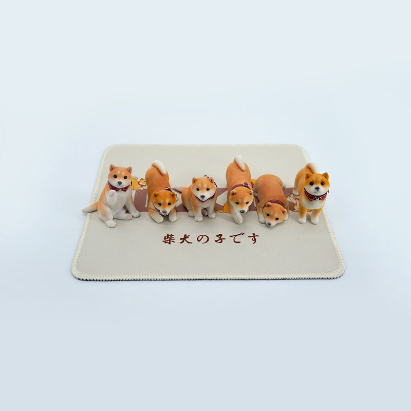 JS2401 Resin Shiba Inu Dog Decor from JXK Studio