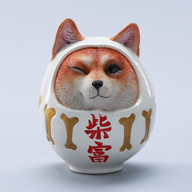 JXK273 Per-sale Shiba Fortune Daruma from JXK Studio