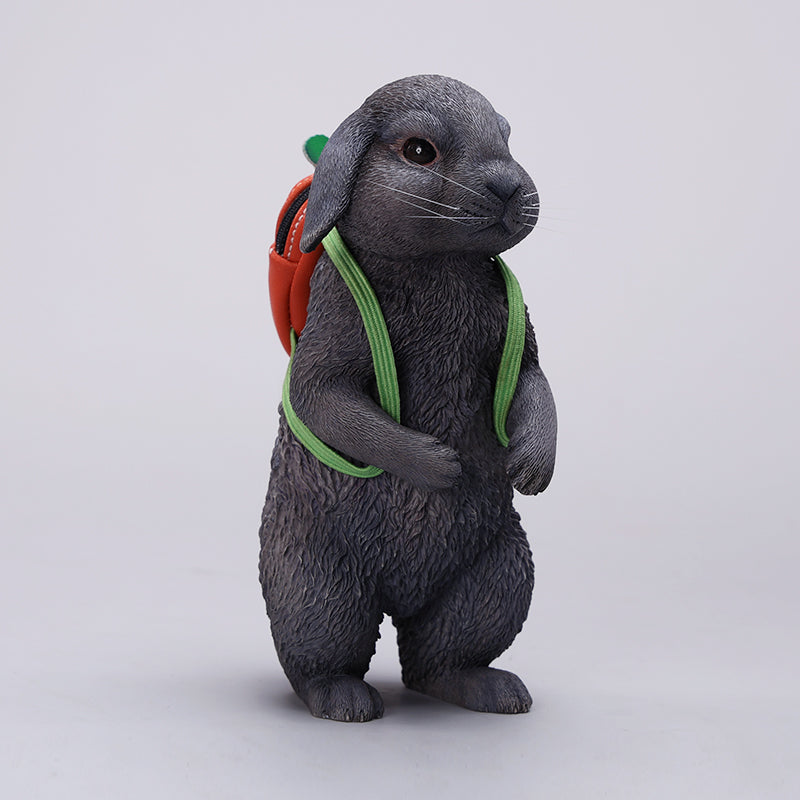 X42402 Resin Scale American Lop Rabbit Figurine from JXK Studio