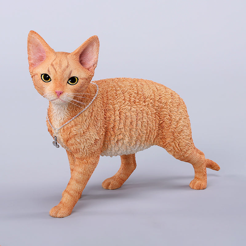 X32401 Devon Cat Figurine Resin Cat Statue from JXK Studio