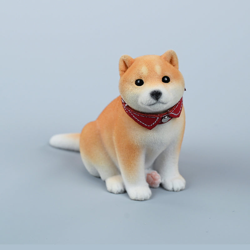 JS2401 Resin Shiba Inu Dog Decor from JXK Studio