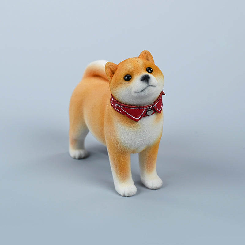 JS2401 Resin Shiba Inu Dog Decor from JXK Studio