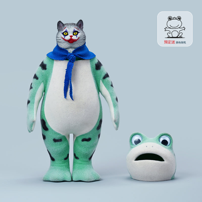 OW02 Doll Frog statue Resin Cat Figurine from JXK Studio