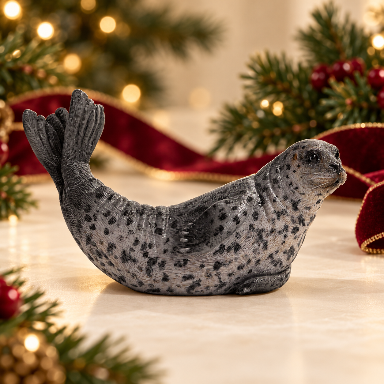 JXK362 Seal Resin Animal Figurine